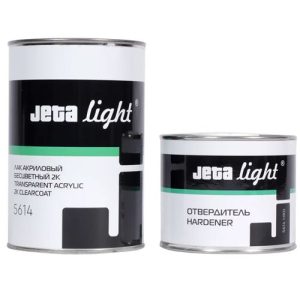 JETA Лак акриловый прозрачный Jeta Light NEW комплект 2:1 (1л+0,5л)  /12+12