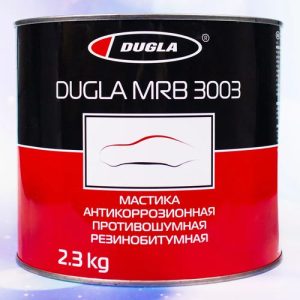 Мастика (антикоррозионная, противошумная, резино-битумная) DUGLA  2,3кг  /6