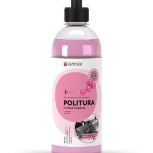 Complex Полироль-очиститель матовая POLITURA 0,5л  для пластиковых, виниловых, кожанных изделий