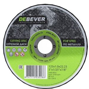 DeBever Диск отрезной 125х1,2х22,23 (металл)  A46S-BF41