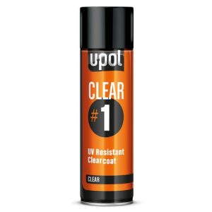 U-POL PREMIUM Спрей №1 CLEAR Лак UV устойчивый с высоким глянцем  /6