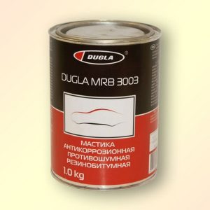 Мастика (антикоррозионная, противошумная, резино-битумная) DUGLA  1кг