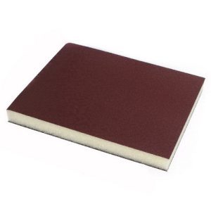 FlexiFoam Шлифовальный блок 2х-сторонний RED Р220 Soft Pad 120х98х13мм  /250