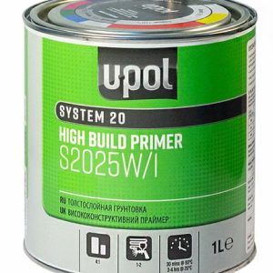 U-POL Грунт FAST 2025W 1л UHS 4:1 БЕЛЫЙ + отвердитель 2030/SM КОМПЛЕКТ