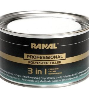 RANAL Шпатлёвка PROFESIONAL FAST 3в1 (мягкая+микростекло+эласт.добавка) 1.0кг  /6