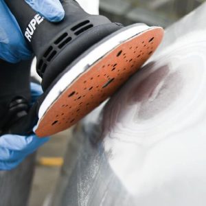 SANDWOX ORANGE CERAMIC диск на бумажной основе, керамика Ø125мм, Р100, липучка 8 отв.