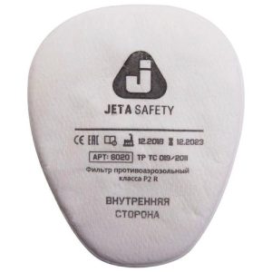 JETA Safety .Предфильтр от пыли и аэрозолей  Р2 (для маски 6500) /уп.4/кор.400/