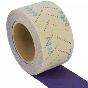3М Полоска абразивная Cubitron™ II Hookit™ 737U P320 70мм x 12м с мультипылеотводом в рулоне /30шт/